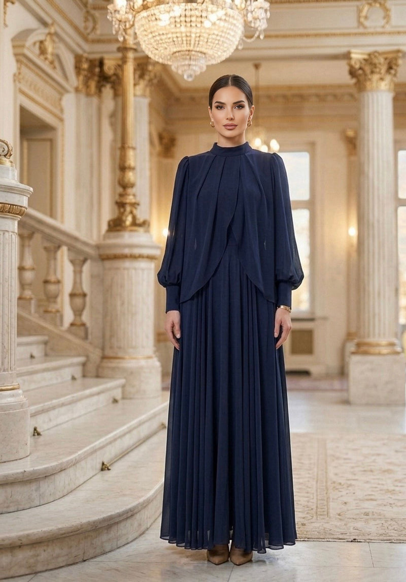 T&N Elvira Special Occasion Dress Navy Blue 8