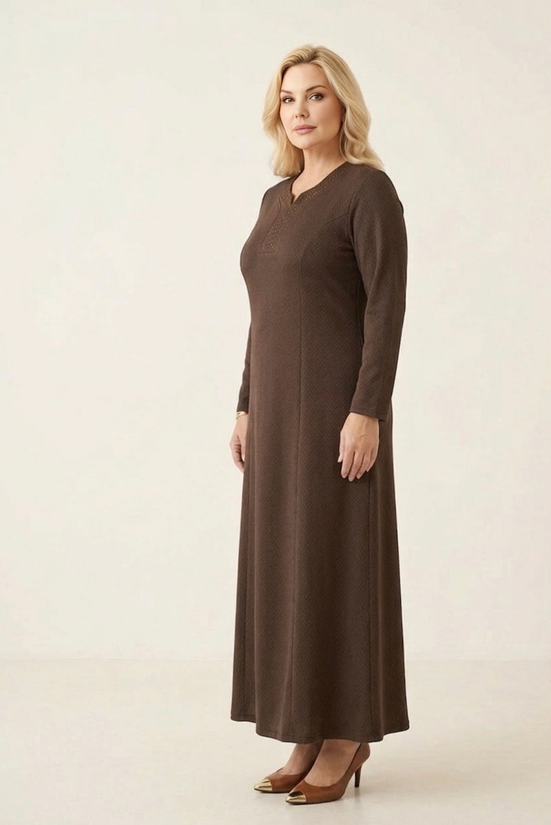 hsn plus size maxi dresses HSN Neslisah Plus Size Dress Petrol Green 8