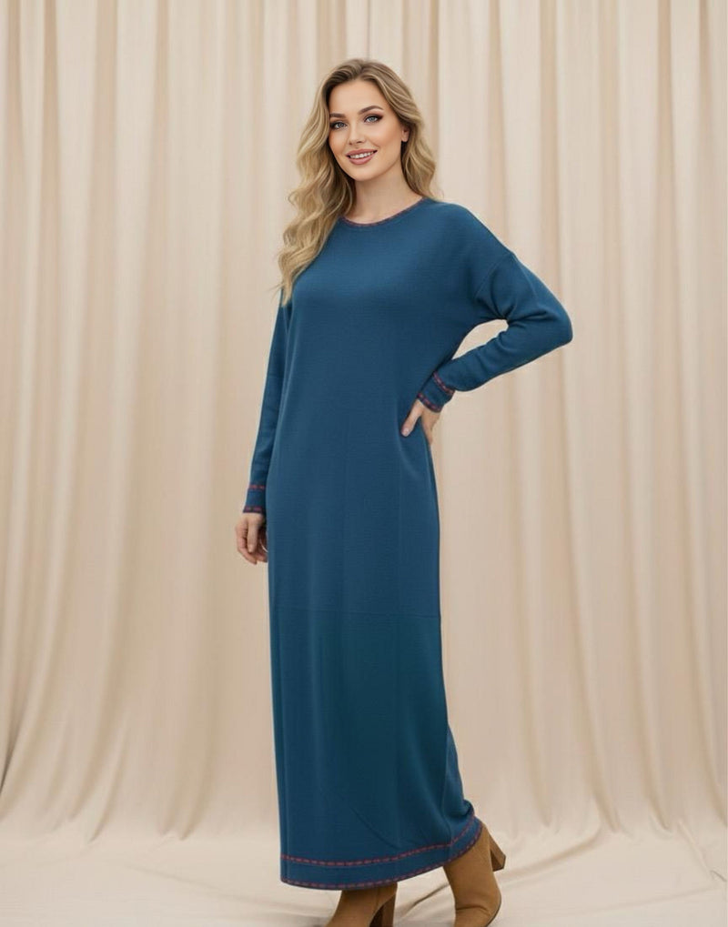 GUCCI ネイビー ワンピース 110cm ZYF Gucci Knitted Winter Dress Blue – Moda Natty