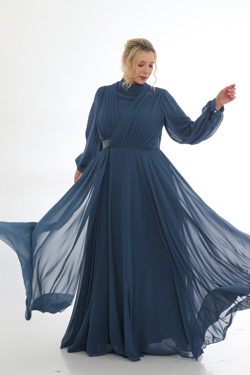 SRH Elena Special Occasion Dress Indigo Moda Natty SRH Elena Special Occasion Dress Indigo Moda Natty