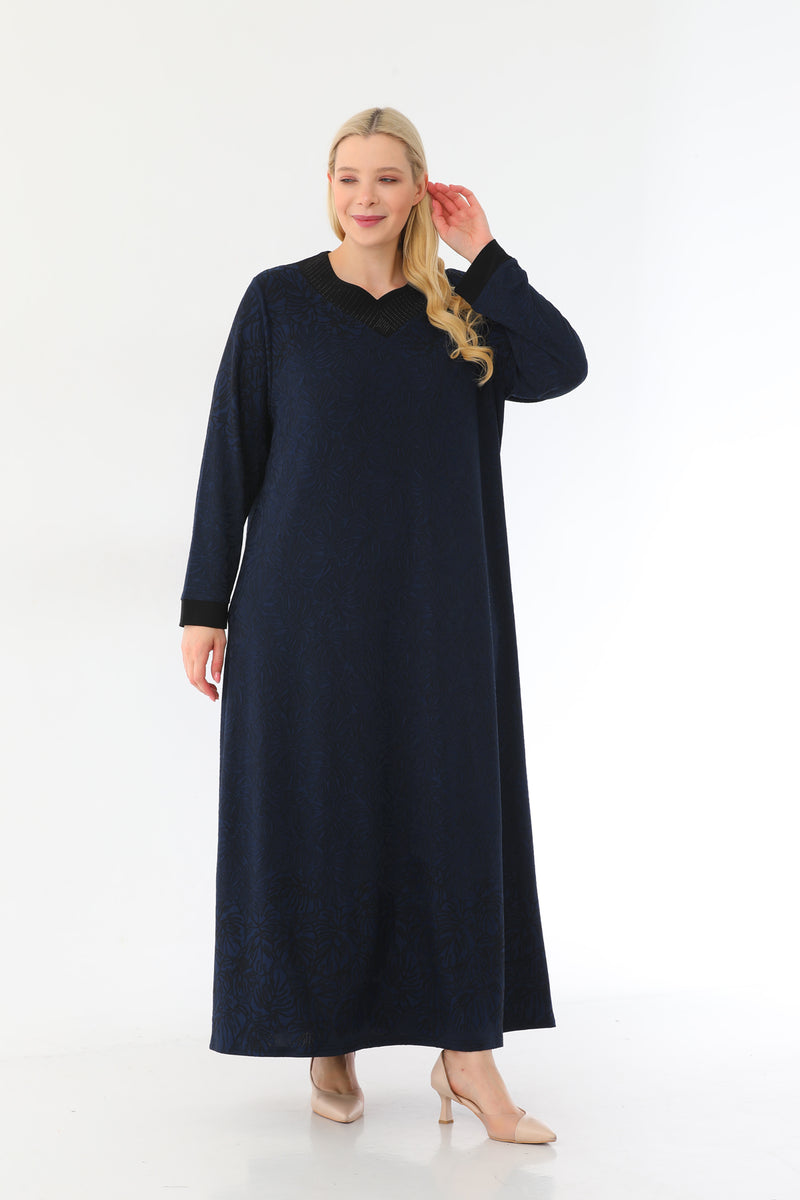 HSN Sirin Dress Navy Blue HSN Sirin Dress Navy Blue
