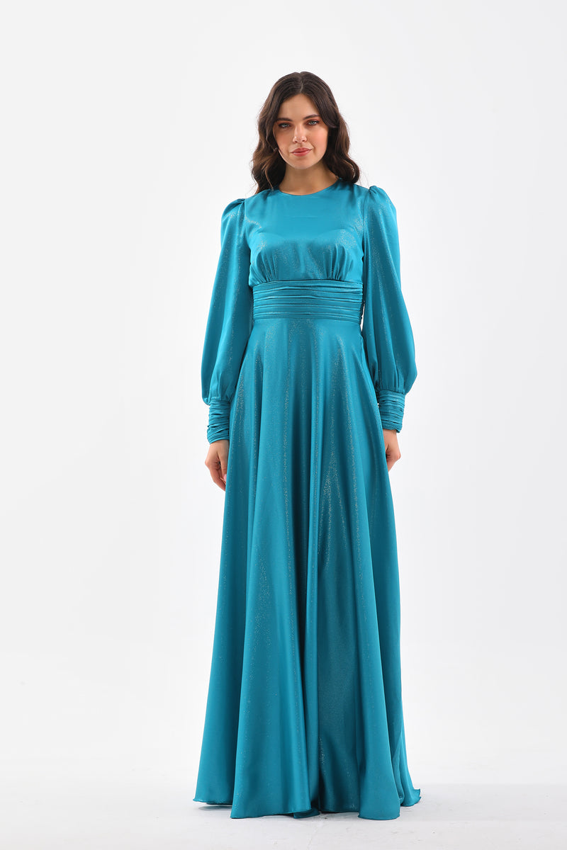 DM River Special Occasion Dress Petrol Blue Moda Natty DM River Special Occasion Dress Petrol Blue Moda Natty