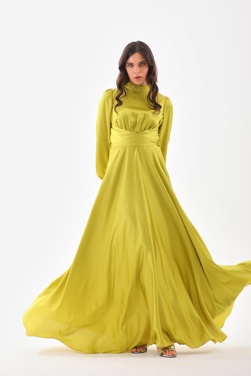 DM Reese Special Occasion Dress Pistachio Green Moda Natty DM Reese Special Occasion Dress Pistachio Green Moda Natty