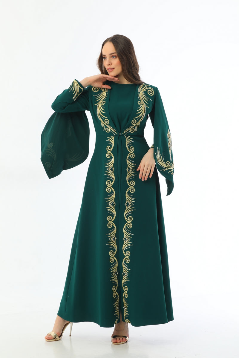 KNT Mihribah Abaya Emerald KNT Mihribah Abaya Emerald