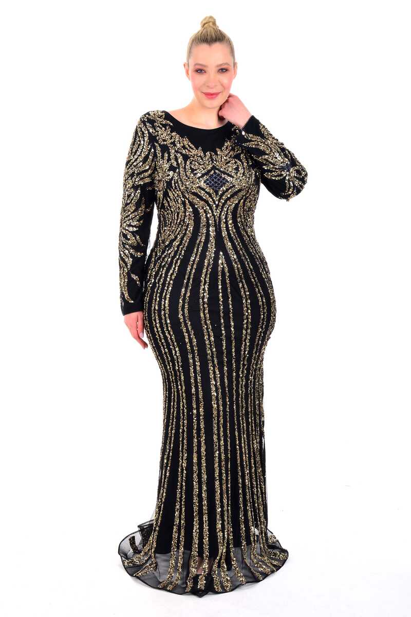 BLY 736Y Gown Black Moda Natty BLY 736Y Gown Black Moda Natty