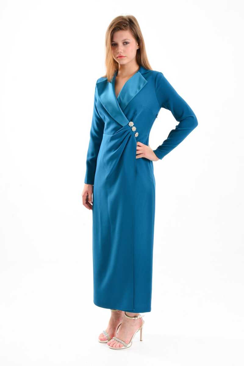S&D 32329 Zelins Dress Petrol Blue 10 S&D 32329 Zelins Dress Petrol Blue 10