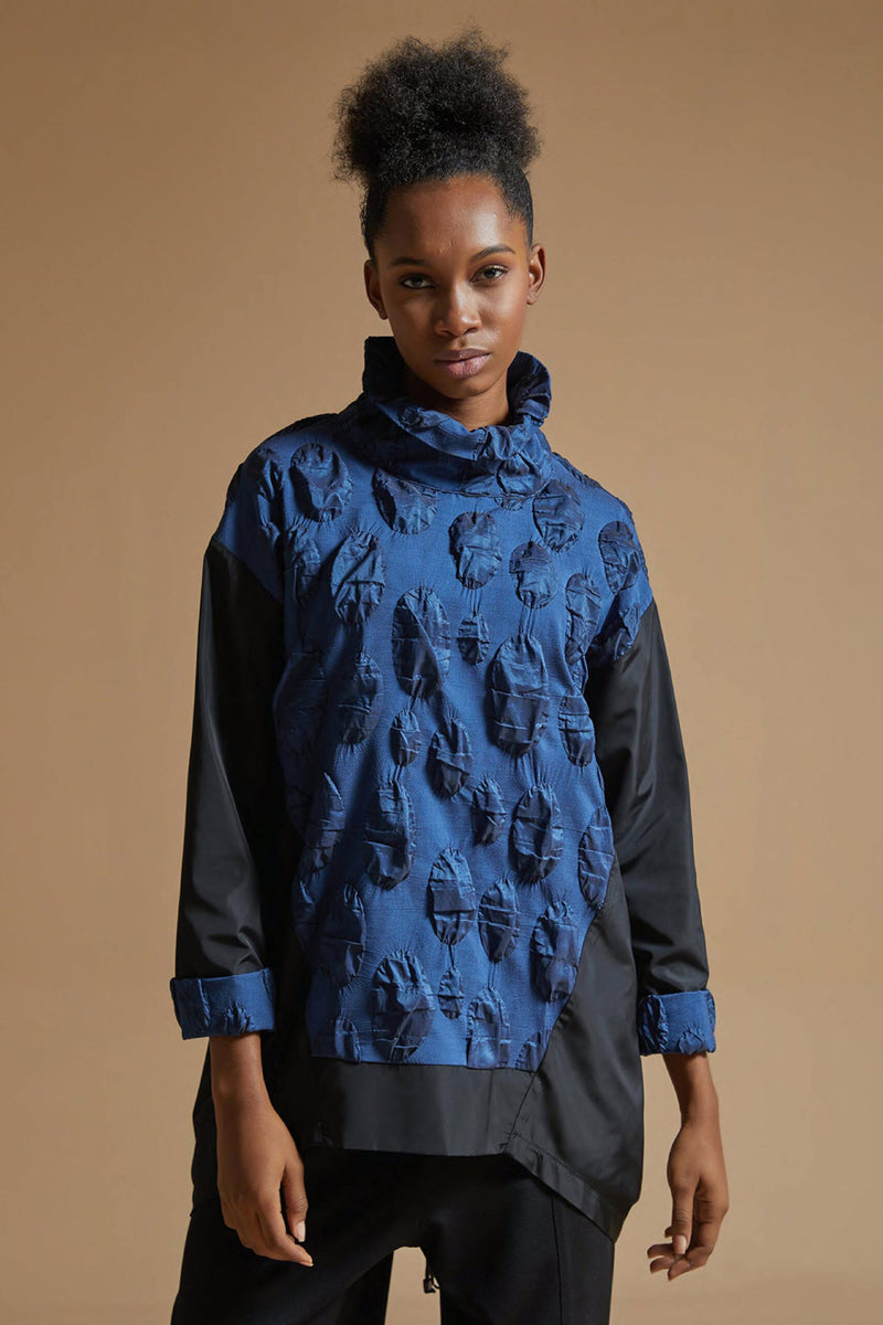 ACR Bump Tunic Sax Blue
