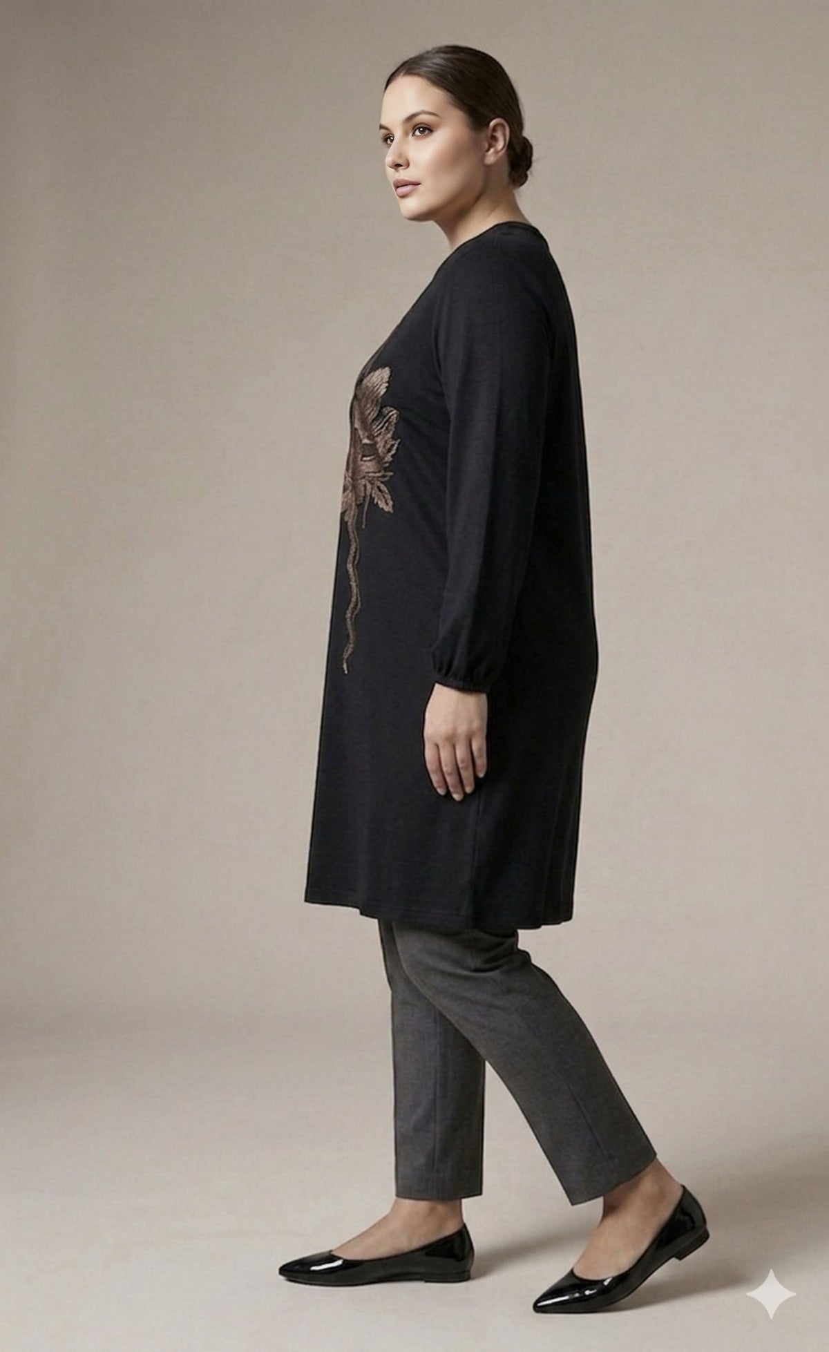 SDR Imran Cotton Tunic Black