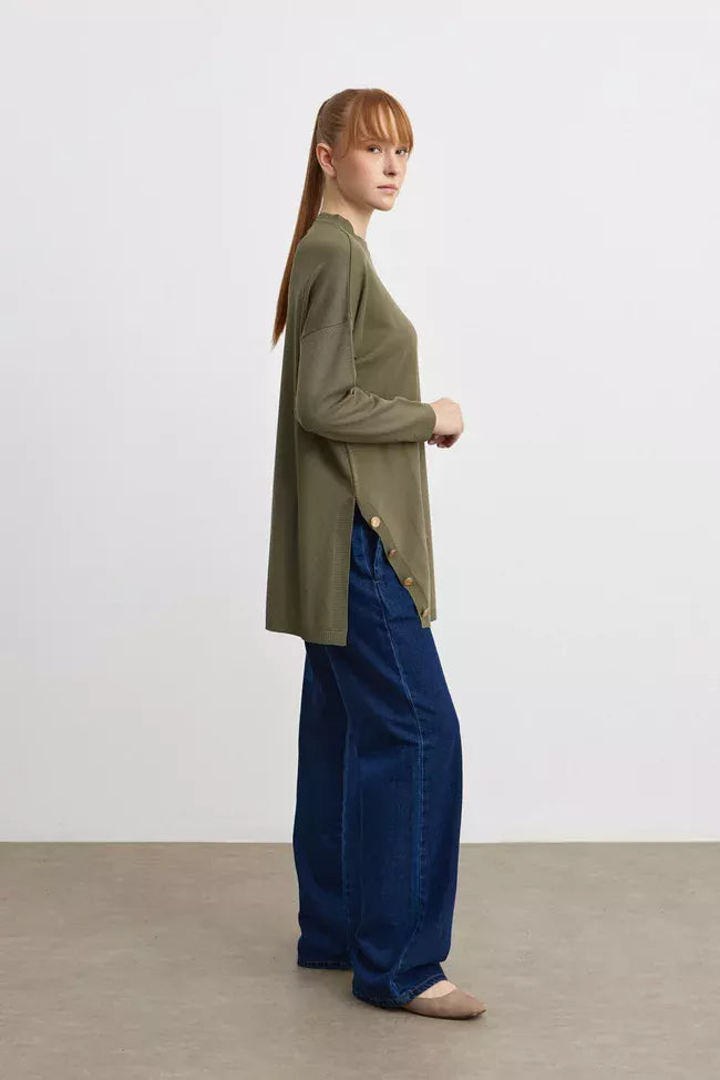 MRW Side Skew Tunic Khaki