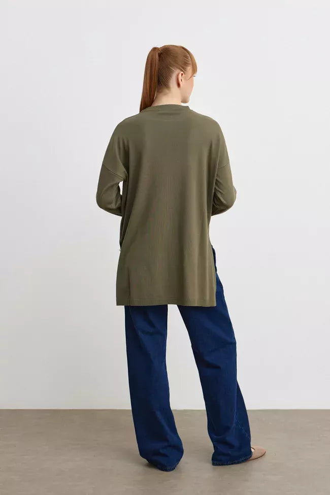 MRW Side Skew Tunic Khaki