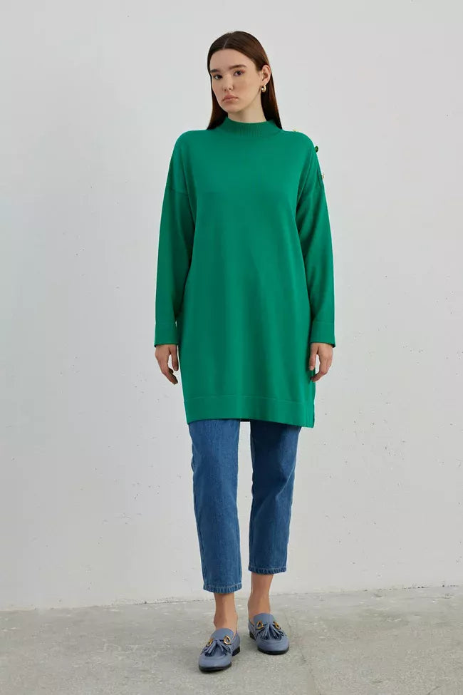 MRW Shoulder Button Dtld Tunic Benetton