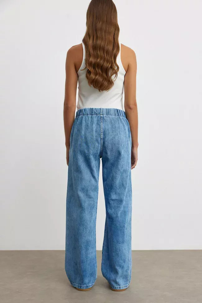 MRW Plazzo Jeans Blue