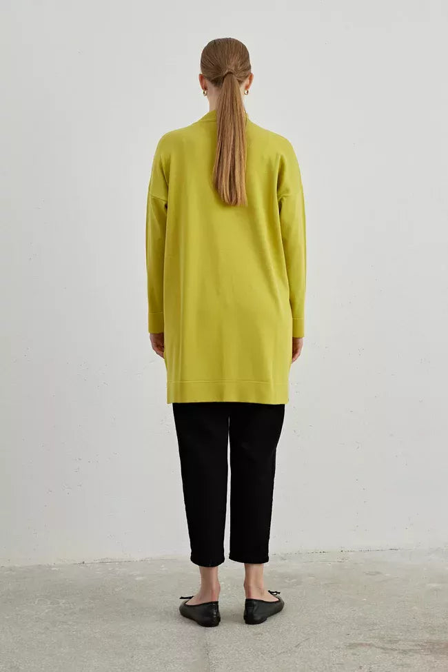 MRW Half Turtleneck Tunic Yellow