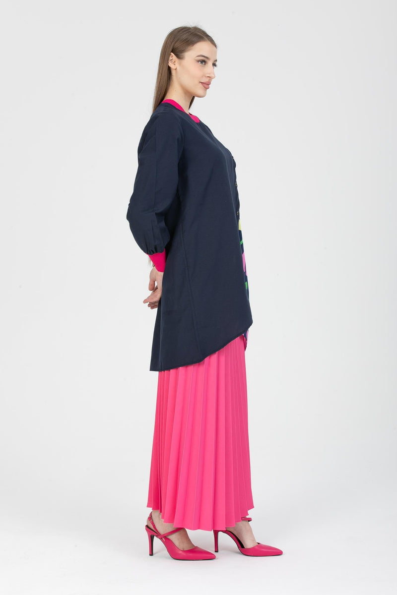 NLW Pleated Skirt Pink