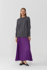 NLW Pleated Skirt Purple