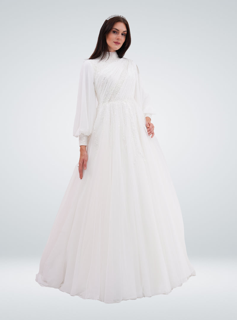 ERNK Cerrin Bride Dress White