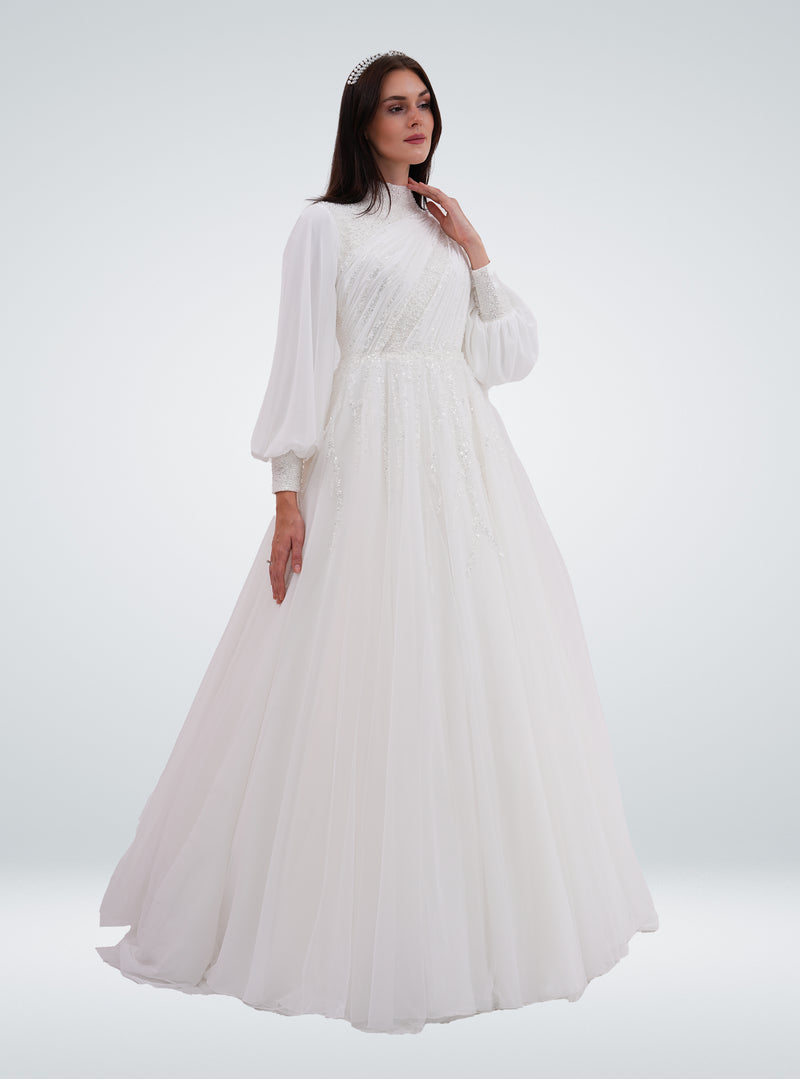 ERNK Cerrin Bride Dress White