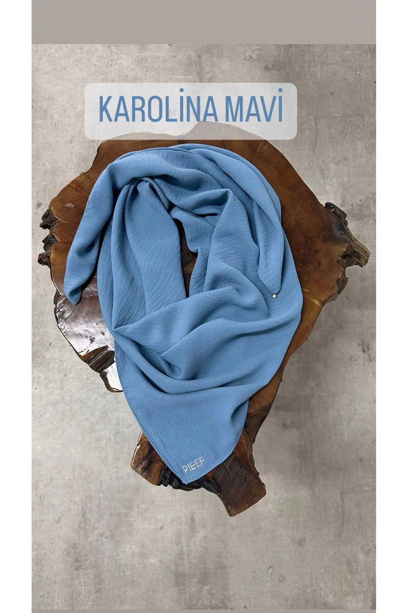 P&F Square Scarf Carolina Blue