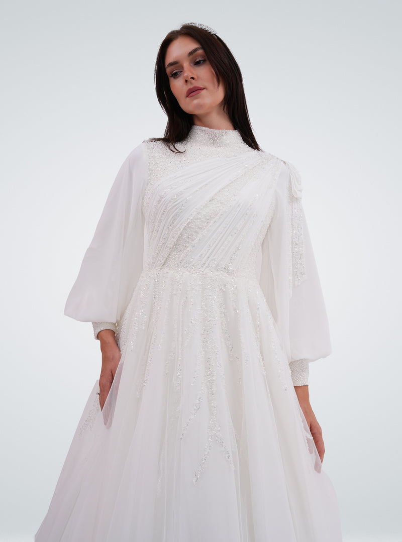 ERNK Cerrin Bride Dress White