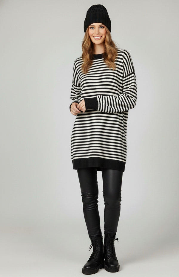DNR Chanel Knitted Tunic Black