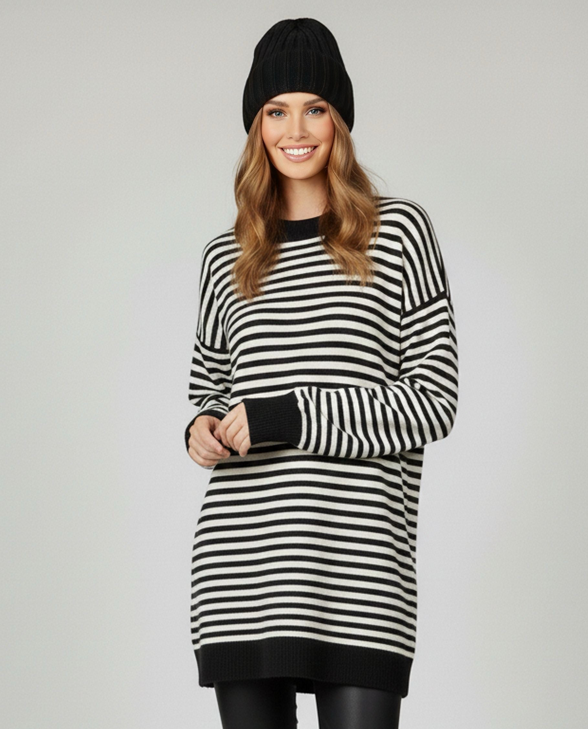 DNR Chanel Knitted Tunic Black