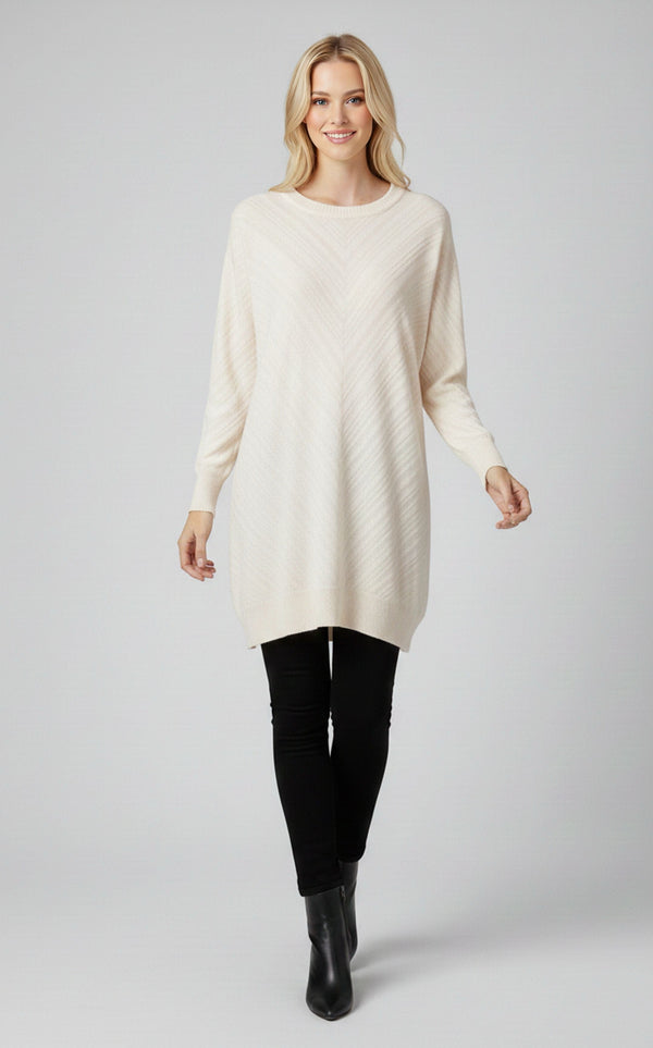 DNR Subaru Knitted Tunic Cream