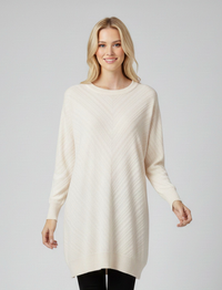 DNR Subaru Knitted Tunic Cream