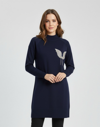 MRKS Boneta Knitted Tunic Navy Blue