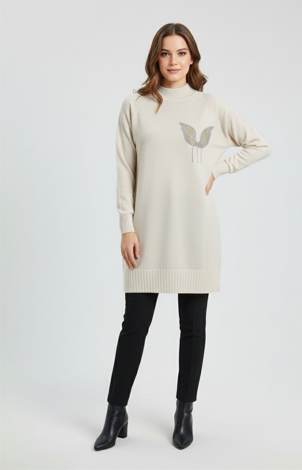 MRKS Boneta Knitted Tunic Off White