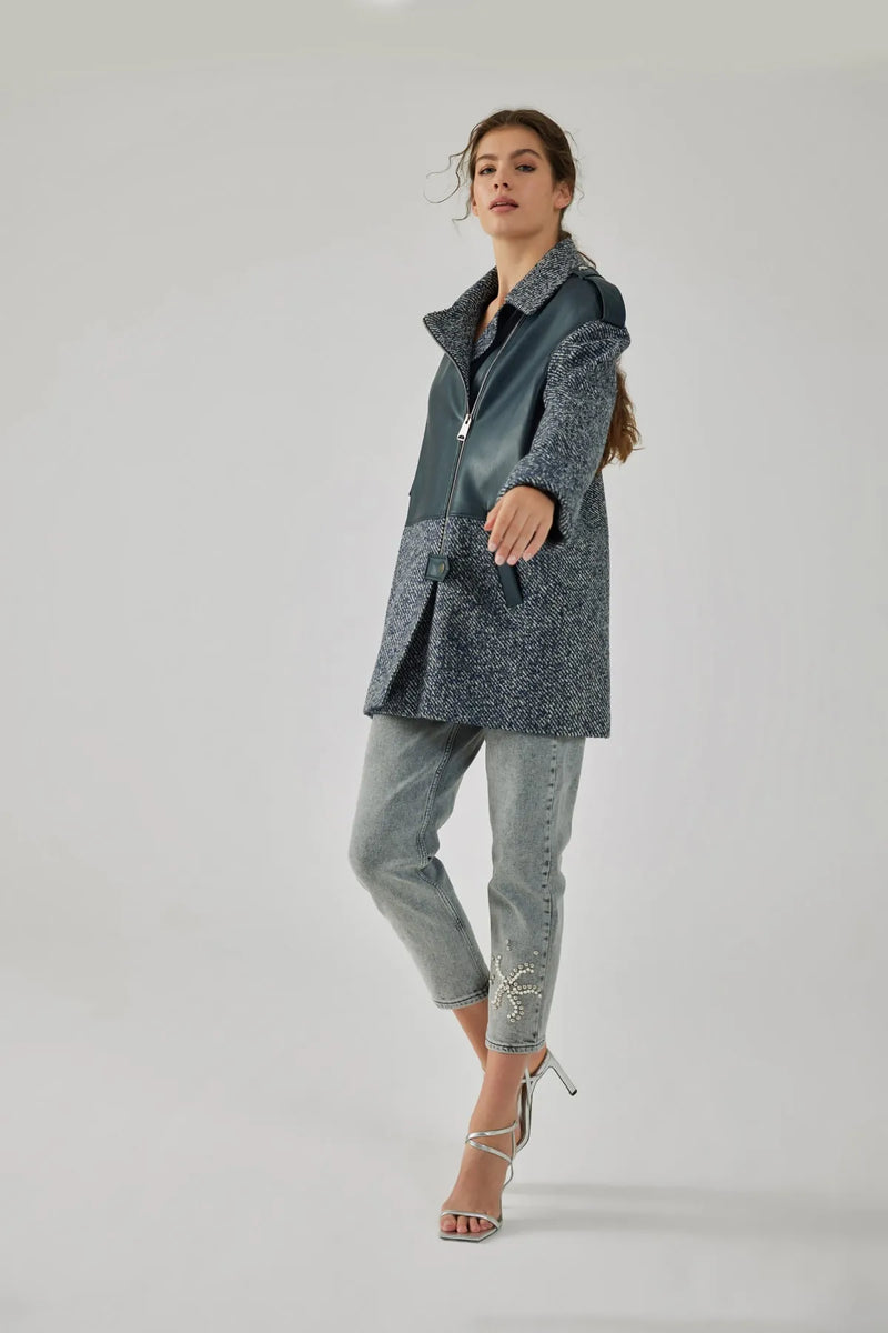 VNV Clash Jacket Navy Blue