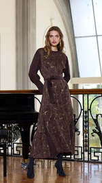 MissWhence 36826 Silk Dress Brown