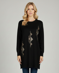 DNR Escape Knitted Tunic Black