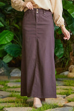 NW Classic Denim Skirt Brown