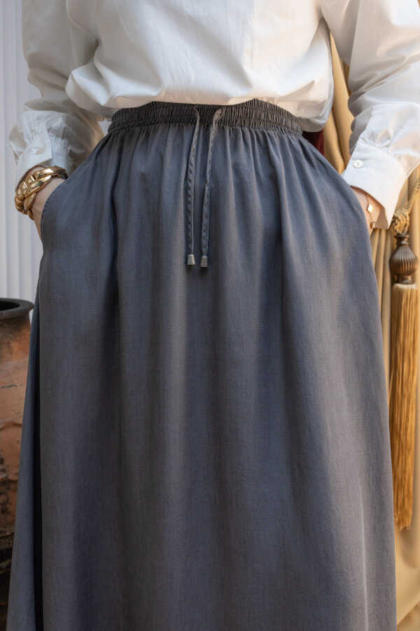 NW Tencel Soft Skirt Gray