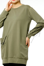 BZ Cindy Tunic Khaki