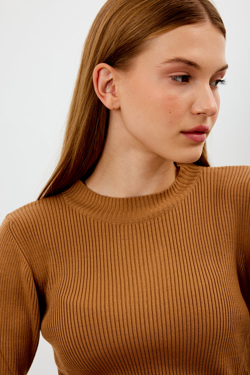 Vav Basic Sweater Brown
