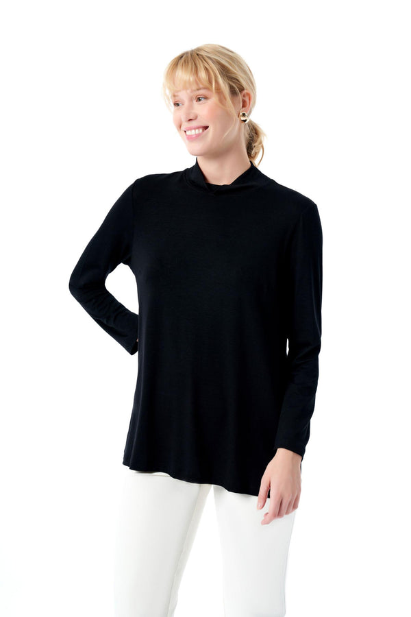 ZMS Basic Long Sleeve Tunic Black