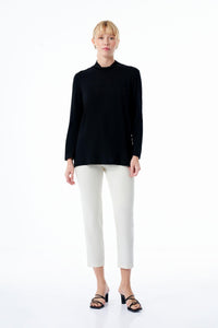 ZMS Basic Long Sleeve Tunic Black