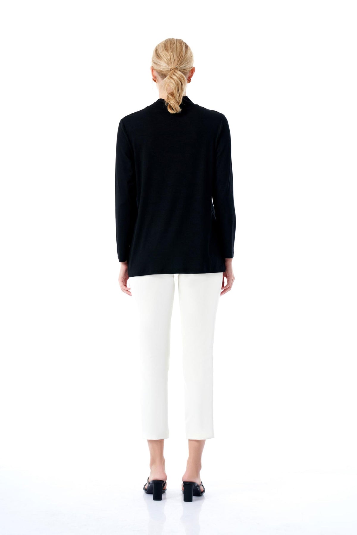 ZMS Basic Long Sleeve Tunic Black