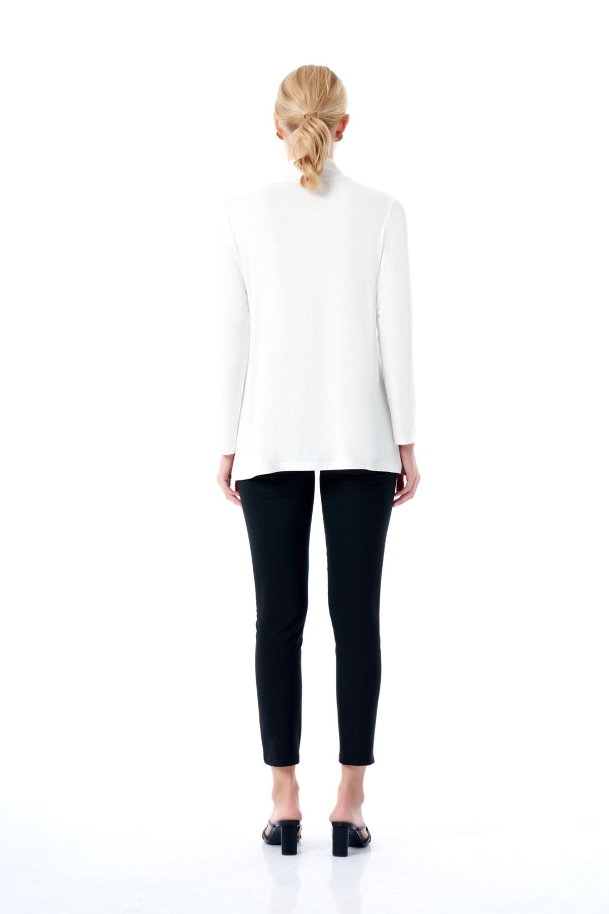 ZMS Basic Long Sleeve Tunic White