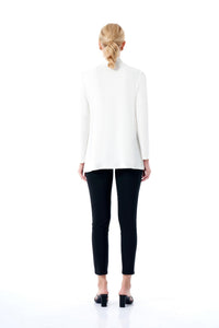 ZMS Basic Long Sleeve Tunic White