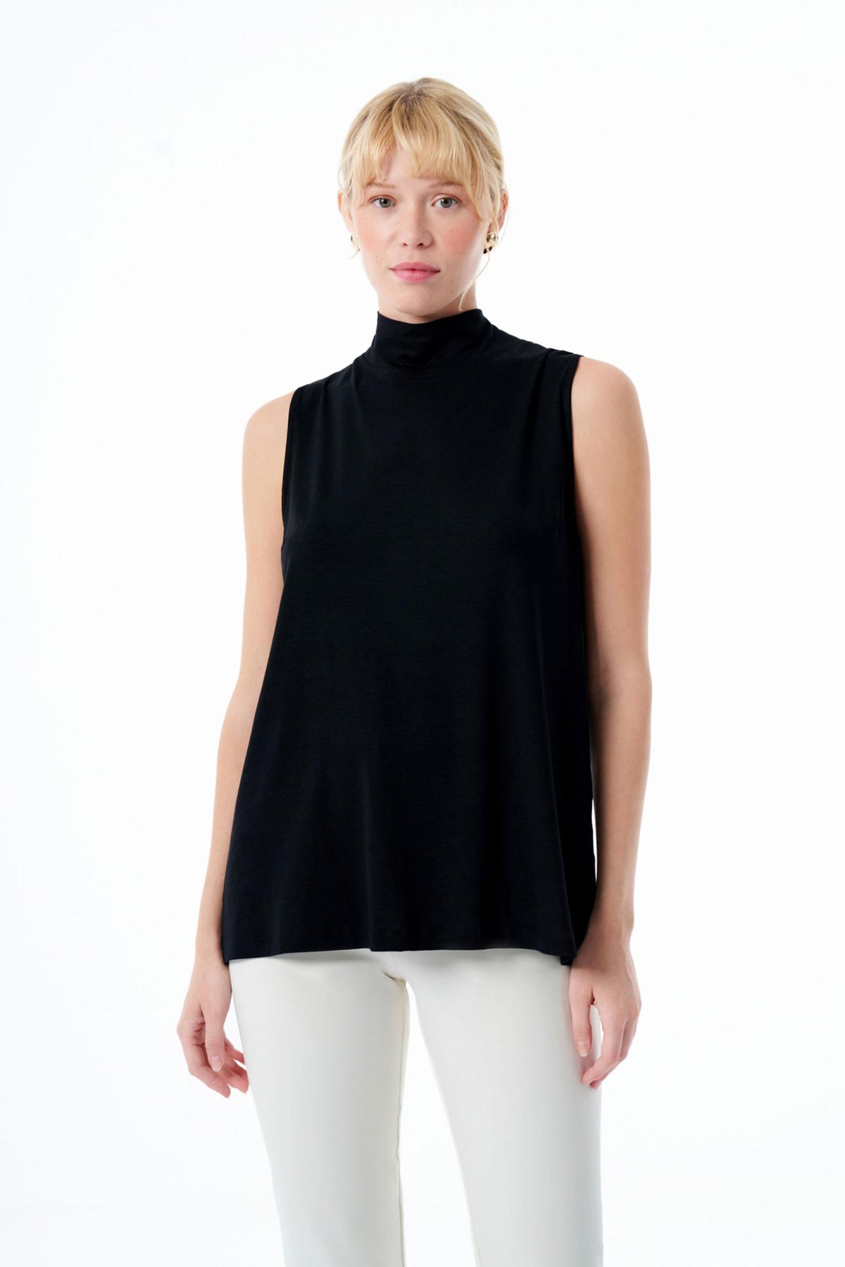 ZMS Basic Sleeveless Tunic Black