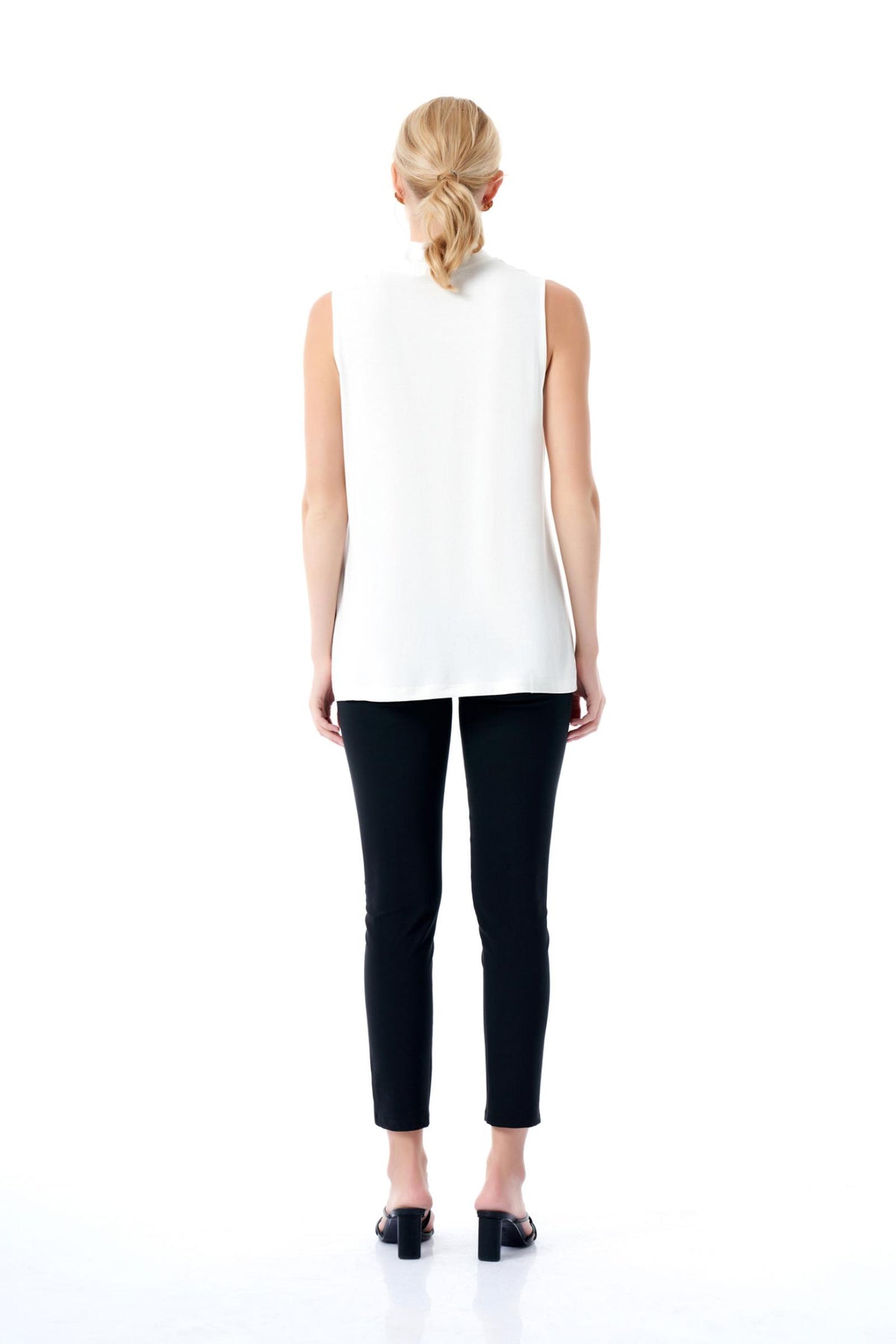 ZMS Basic Sleeveless Tunic White