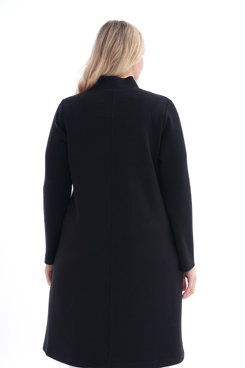DL Pearl Dtld Long Tunic Black