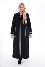 DL Off White Biding Dress Black