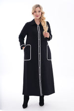DL Off White Biding Dress Black