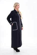 DL Off White Biding Dress Black