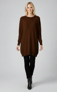 DNR Subaru Knitted Tunic Brown
