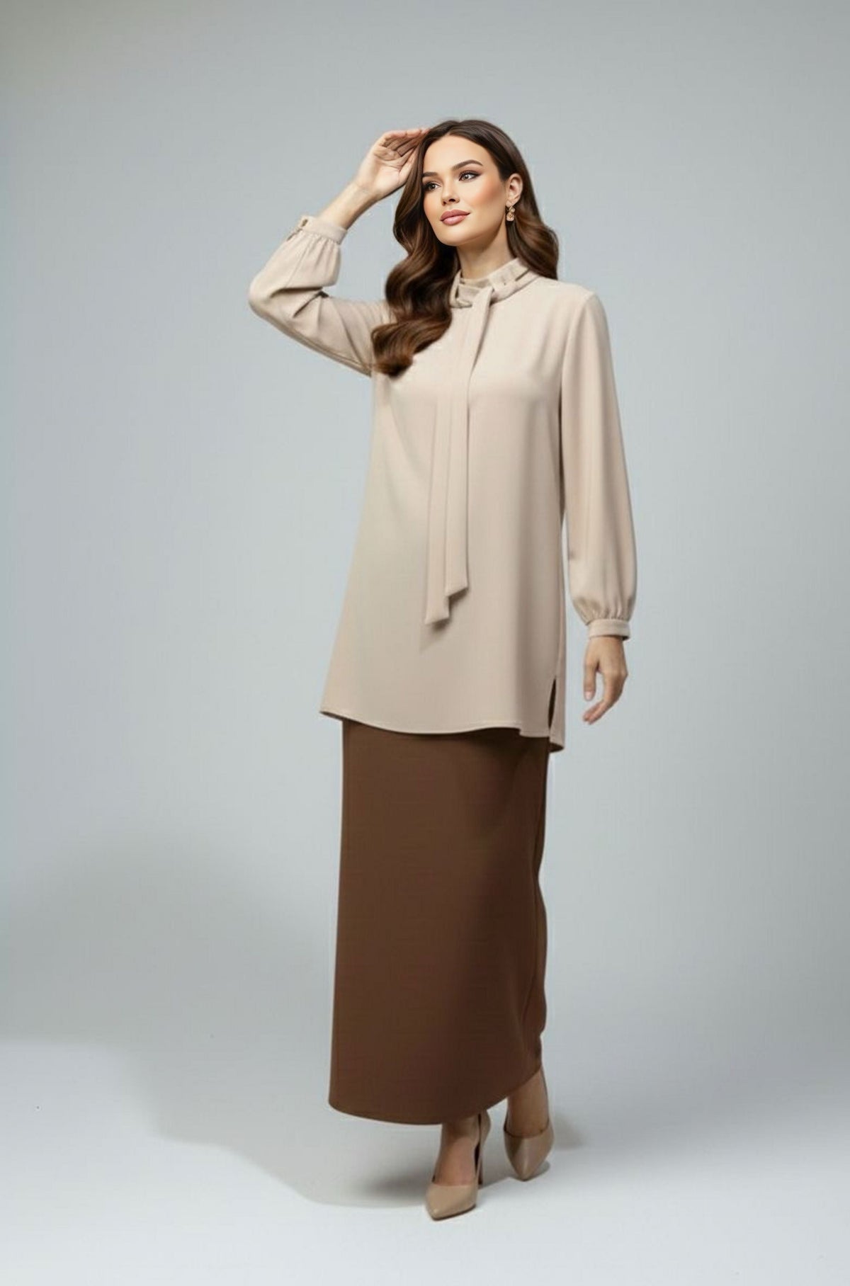 ARM Blouse Beige