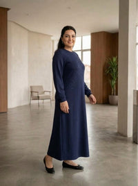 SR Kaplan Dress Navy Blue